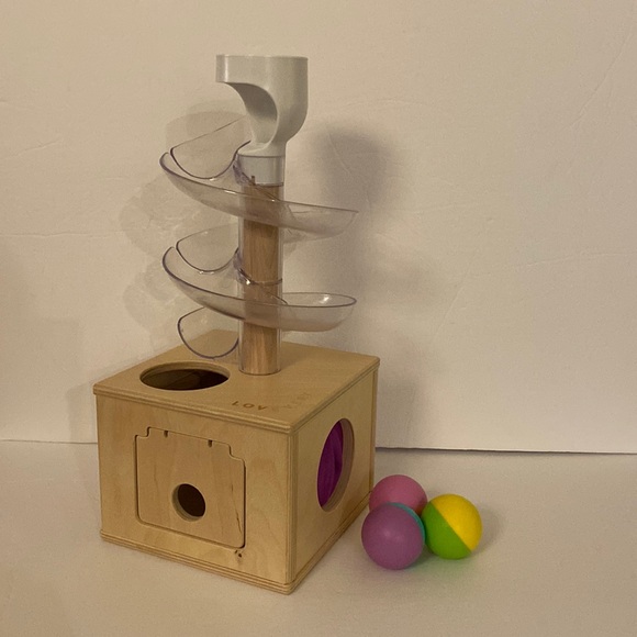 Lovevery Toys Lovevery Slide And Seek Ball Run Poshmark
